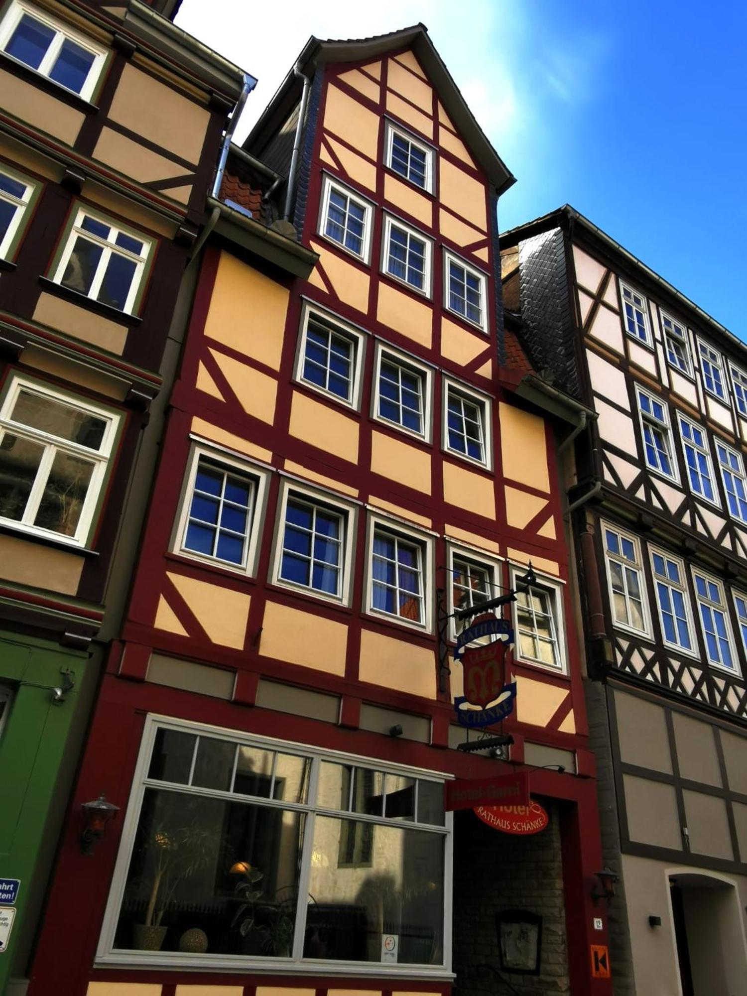Alte Rathausschaenke - Hotel Garni Munden  Bagian luar foto